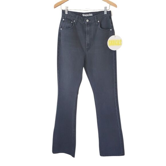 MOTHER SNACKS! NWT High Waist Wedge Slit Heel Jeans in Mouthwatering Size 29 - Picture 11 of 12